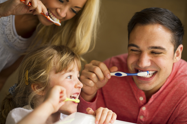 children to brush teeth